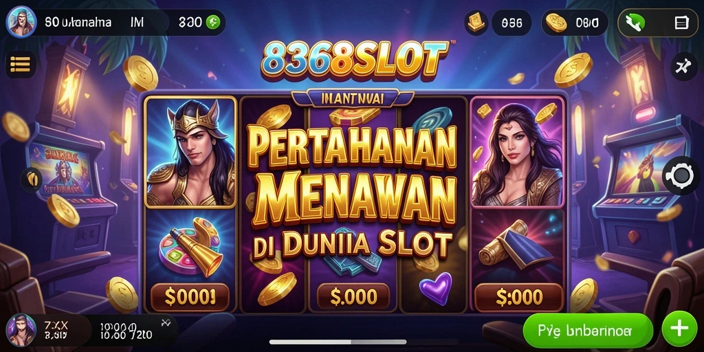 Screenshot gameplay 8368SLOT yang menarik dengan aksi Tower Defense.