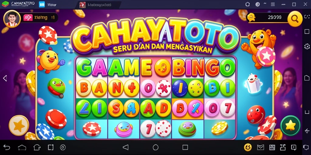 Screenshot gameplay CAHAYATOTO menampilkan keseruan bermain Bingo.