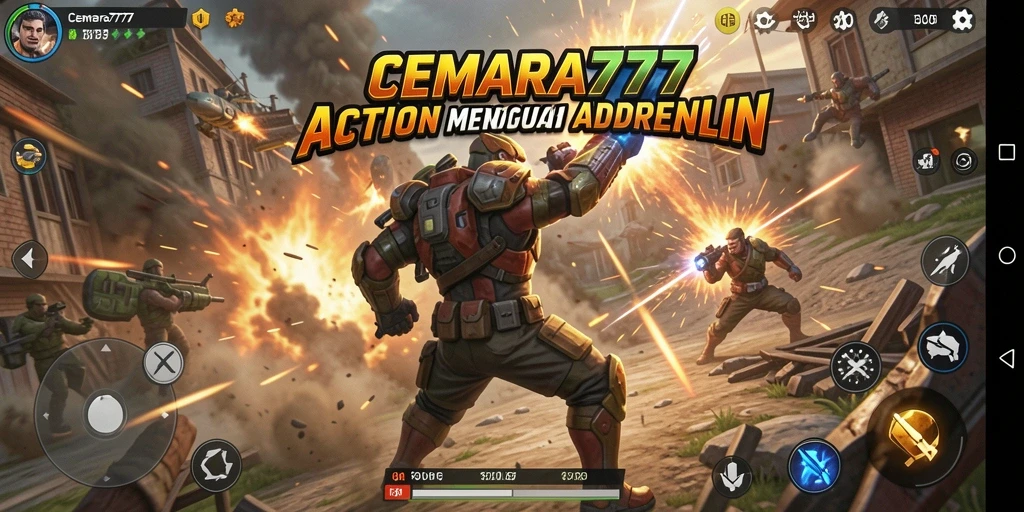 Tampilan gameplay menegangkan dari CEMARA777 yang memukau.