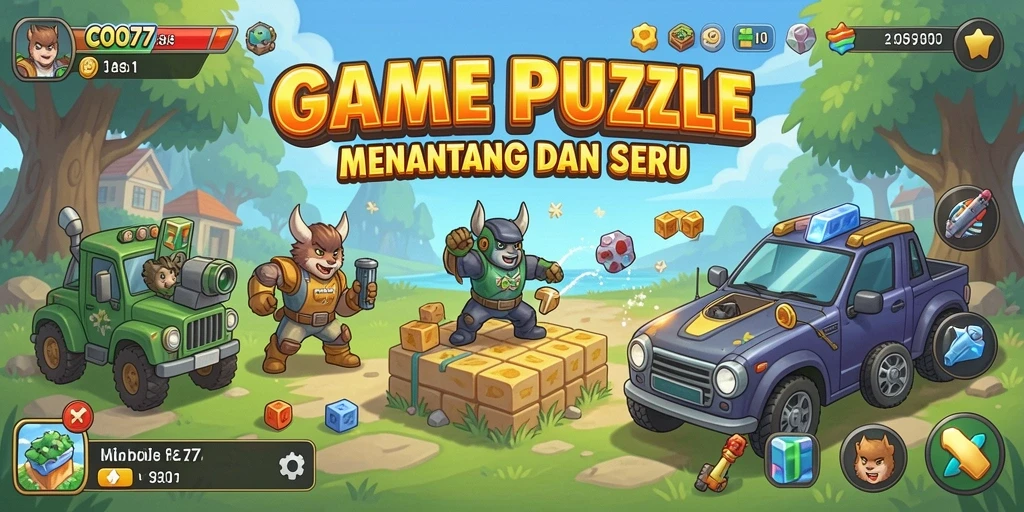 Gameplay seru di COO77 dengan tantangan puzzle menarik.