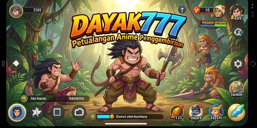 Tampilan dinamis dari gameplay menarik di DAYAK777.