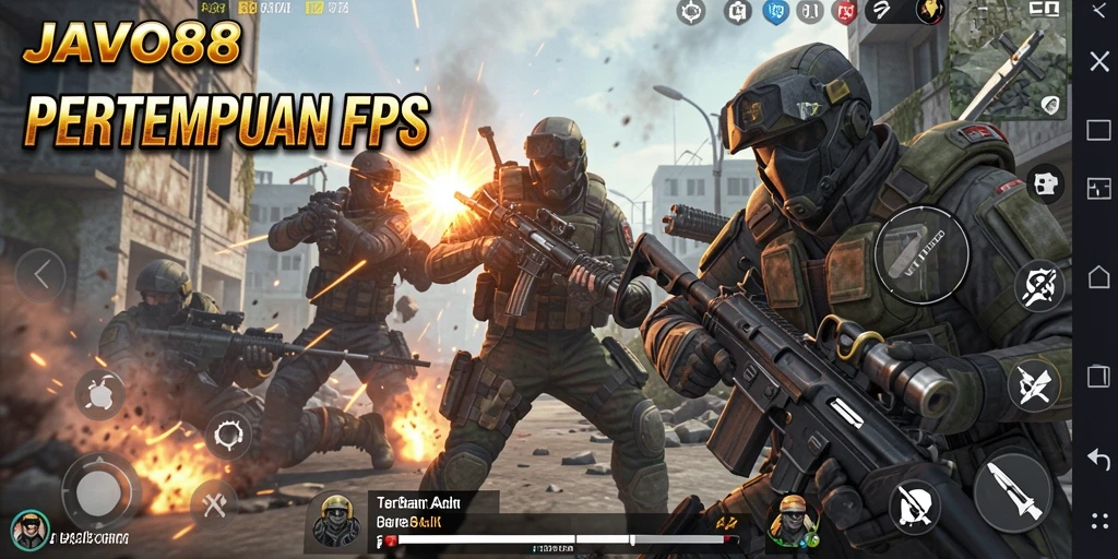 Tampilan gameplay sengit dari <strong>JAVO88</strong> yang menunjukkan aksi real-time.