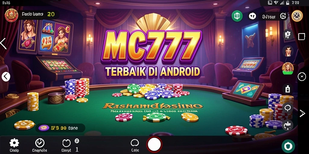 Screenshot gameplay Kasino yang menarik dari MC777.
