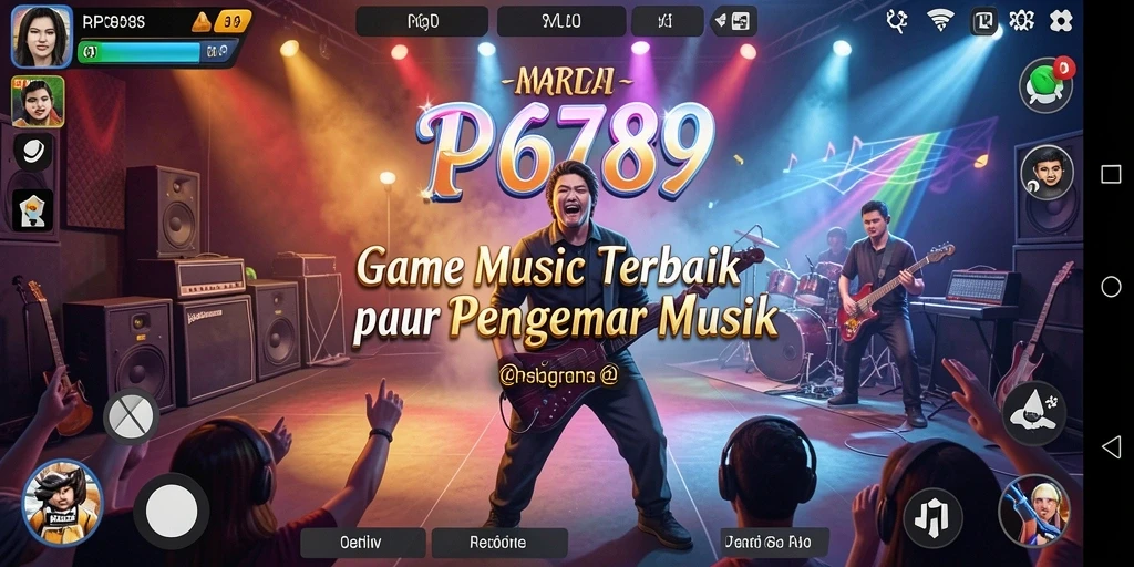 Screenshot gameplay yang menunjukkan keseruan bermain musik.
