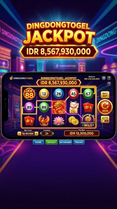 Tampilan antarmuka aplikasi dingdongtogel yang user-friendly.
